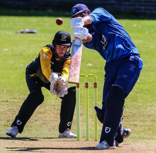 Mikey Jones (85 for Haverfordwest in their defeat against Lawrenny)